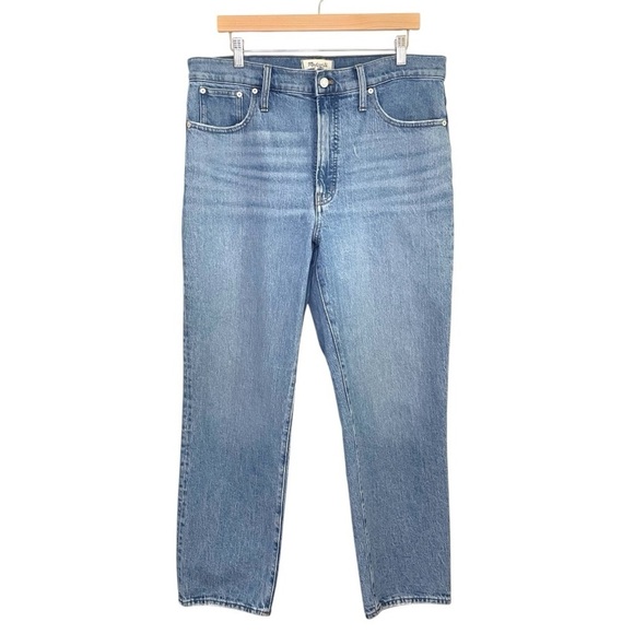 Madewell Perfect Vintage Straight Jean High Waist Heritage Stretch Denim Hoye 32 - Picture 5 of 15